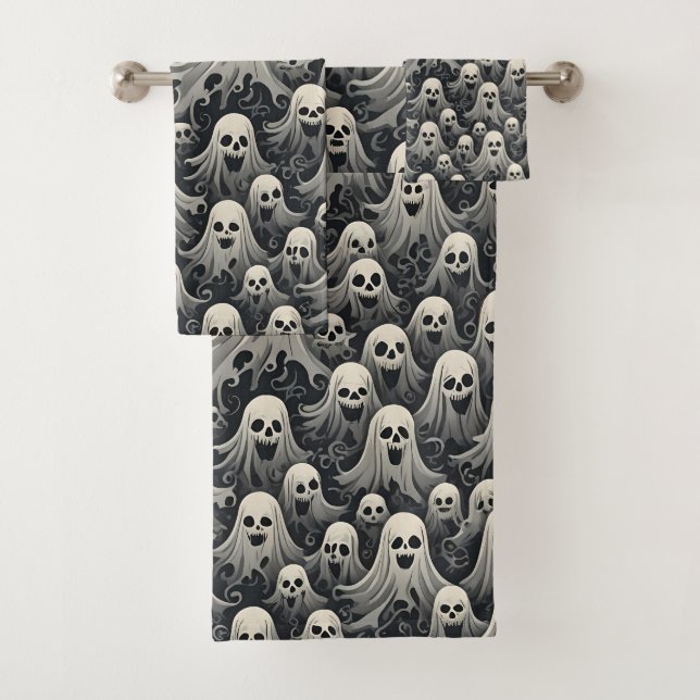 Ghosts Bath Towel Set (Insitu)