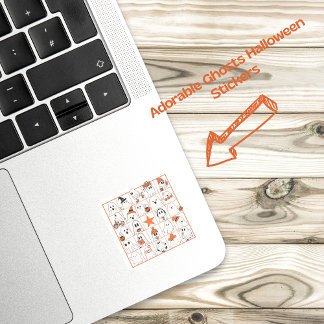 Ghosts Bingo Square Sticker