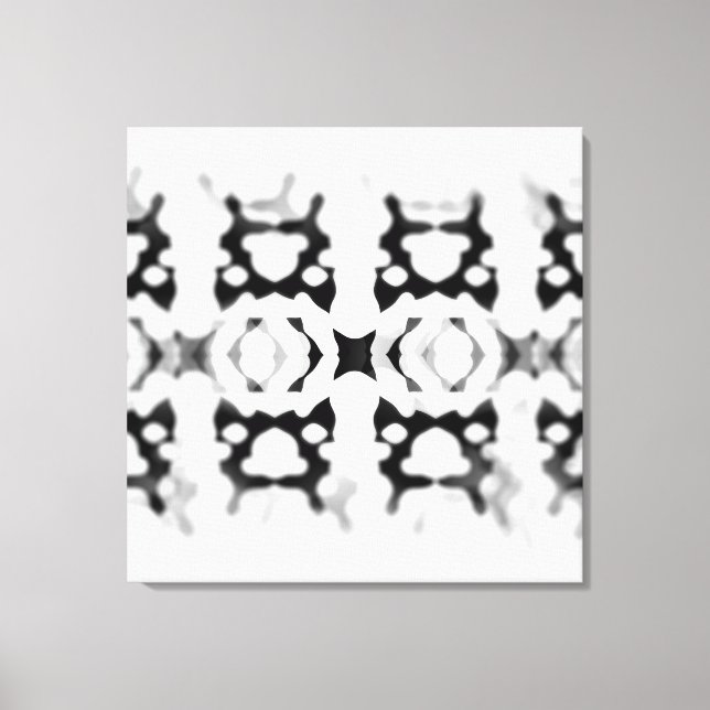 ghosts canvas print (Front)