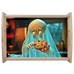 Ghost's Craving for Cookies Serving Tray