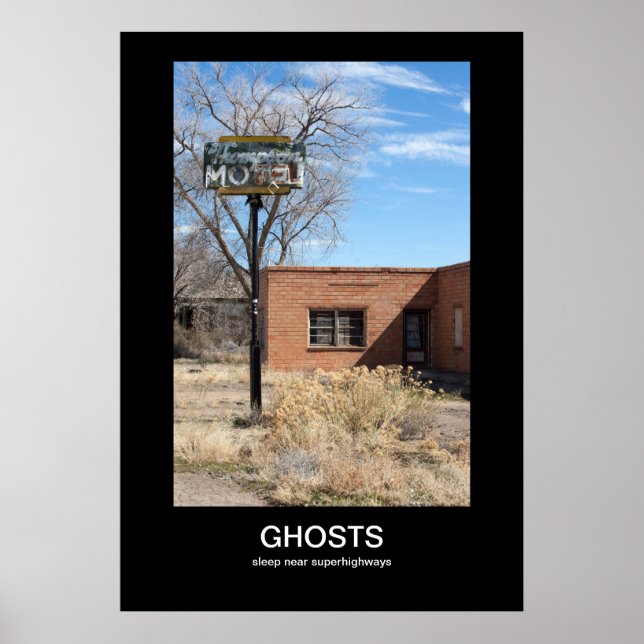 Ghosts Demotivational Poster (Front)