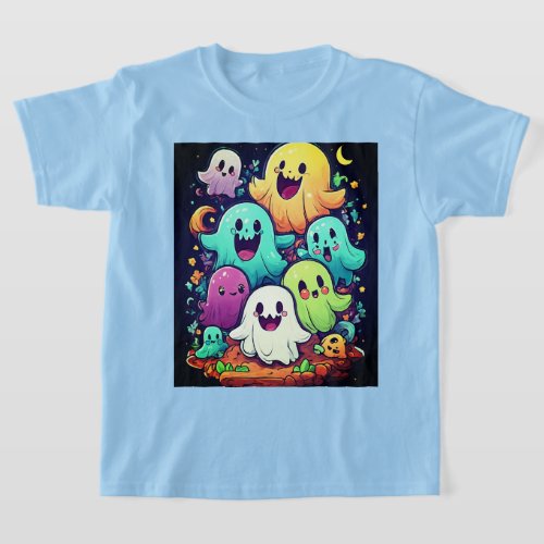 Ghosts  Giggles Hauntingly Whimsical Tees T_Shirt