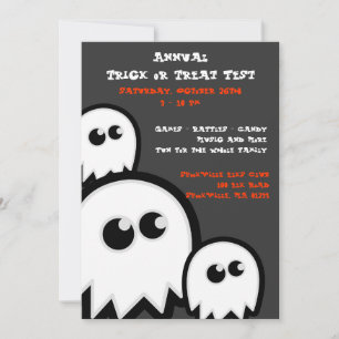 Ghosts Halloween Party Invitations