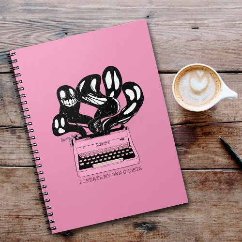 Ghosts in a Pink Typewriter Notebook
