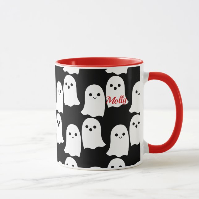 Ghosts Mug Kawaii Halloween Cute Cup (Right)