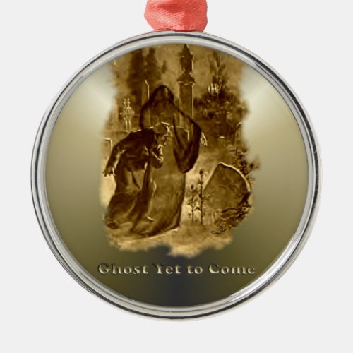 Ghosts of Christmas _ A Christmas Carol Metal Ornament