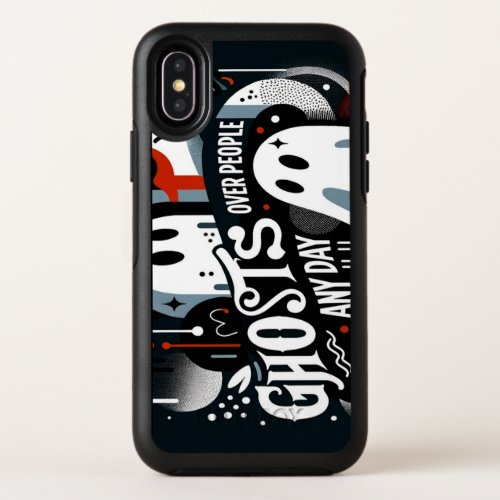 Ghosts Over People Any Day Phone Case 