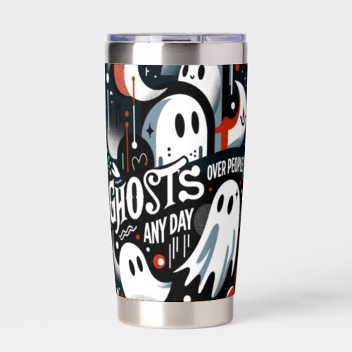 Ghosts Over People Insulated Water Bottle Insulated Tumbler