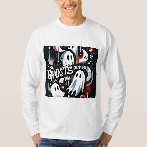 Ghosts Over People Mens T_Shirt