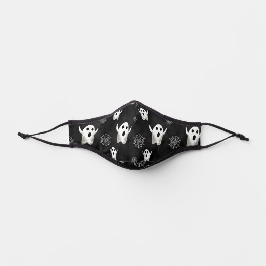 Ghosts pattern premium face mask (Front)