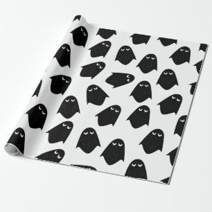 Ghosts pattern silhouette tissue paper