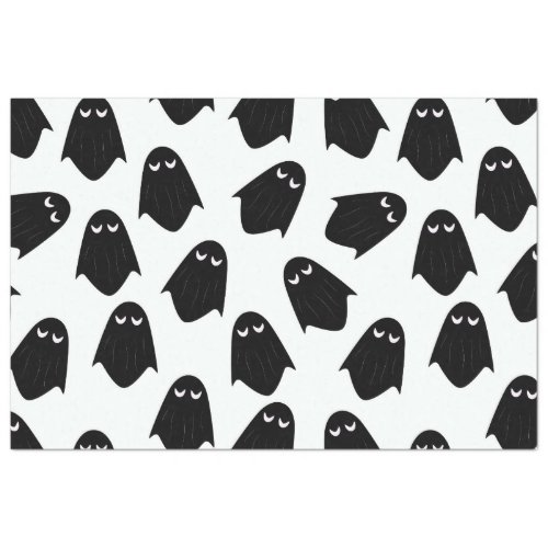Ghosts pattern silhouette tissue paper