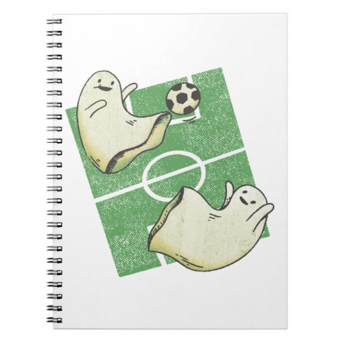 Ghosts playing football notebook