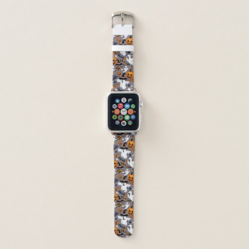 Ghosts Spooky and Creepy Cute Monsters Apple Watch Band