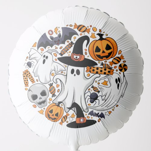 Ghosts Spooky and Creepy Cute Monsters Balloon