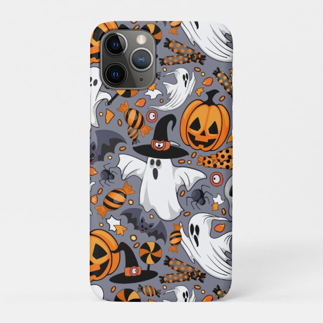 Ghosts Spooky and Creepy Cute Monsters Case-Mate iPhone Case (Back)