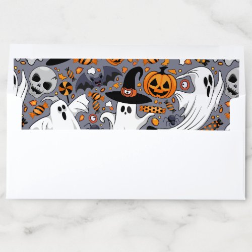 Ghosts Spooky and Creepy Cute Monsters Envelope Liner