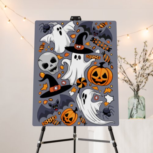 Ghosts Spooky and Creepy Cute Monsters Foam Board