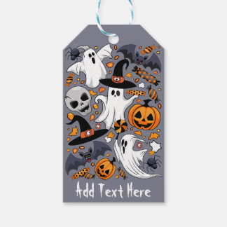 Ghosts Spooky and Creepy Cute Monsters Gift Tags