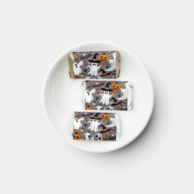 Ghosts Spooky and Creepy Cute Monsters Hershey's Miniatures (Plate)