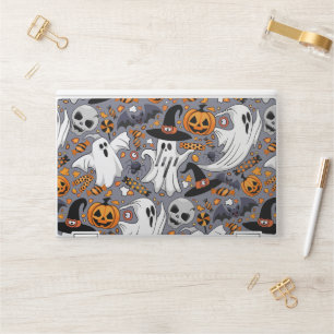 Ghosts Spooky and Creepy Cute Monsters HP Laptop Skin