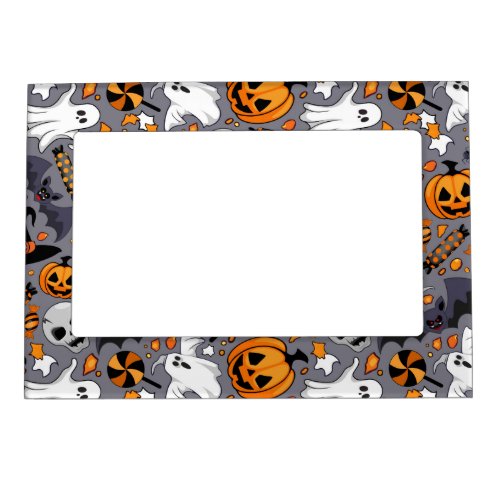 Ghosts Spooky and Creepy Cute Monsters Magnetic Frame
