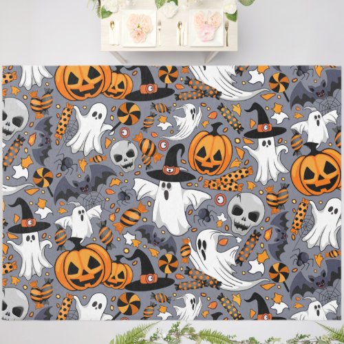 Ghosts Spooky and Creepy Cute Monsters Outdoor Rug