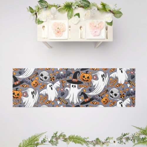 Ghosts Spooky and Creepy Cute Monsters Outdoor Rug