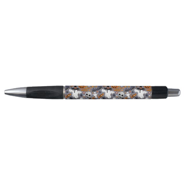 Ghosts Spooky and Creepy Cute Monsters Pen (Front)