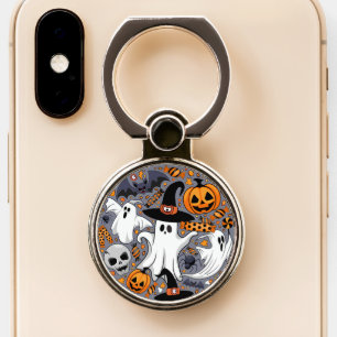 Ghosts Spooky and Creepy Cute Monsters Phone Ring Stand