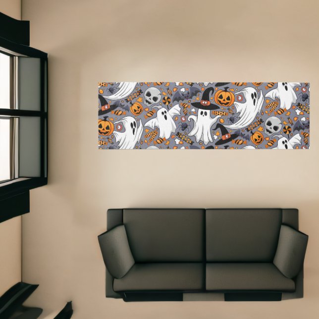 Ghosts Spooky and Creepy Cute Monsters Runner (Insitu (Indoor 1))