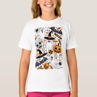 Ghosts Spooky and Creepy Cute Monsters T-Shirt