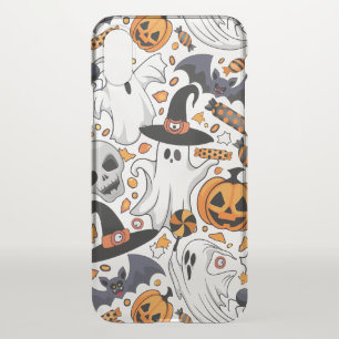 Ghosts Spooky and Creepy Cute Monsters iPhone X Case