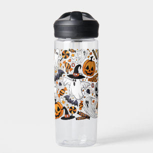 Ghosts Spooky and Creepy Cute Monsters Water Bottle