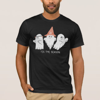 Ghosts Tis The season Fall Halloween T-Shirt