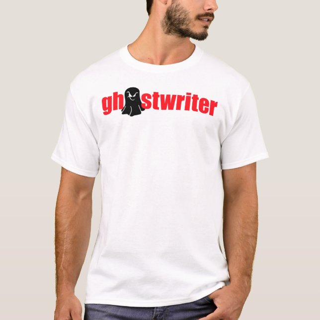 Ghostwriter - Black Ghost T-Shirt (Front)