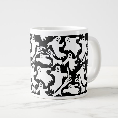 Ghosty Pattern Jumbo Coffee Mug