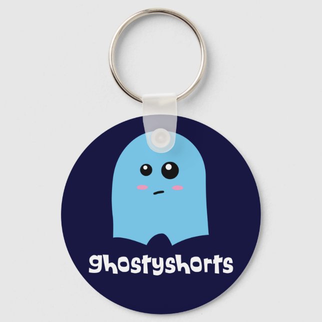 Ghostyshorts Keychain (Front)
