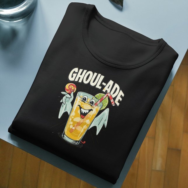 Ghoul-ade Spooky Beverage Humor Halloween Drink  Tri-Blend Shirt (Creator Uploaded)