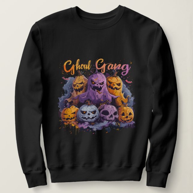 Ghoul Gang  | ExDesigner | Halloween Sweatshirt (Design Front)
