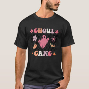 Ghoul Gang Groovy Funny Boo Ghost Pumpkin Hallowee T-Shirt