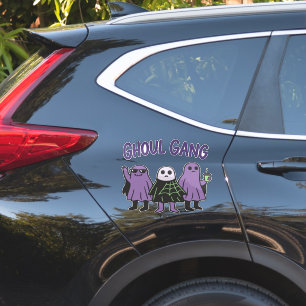 Ghoul Gang Purple Trio Halloween Costume Party Sticker