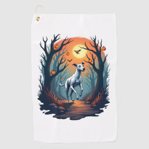 Ghoul Greyhound Dash Golf Towel