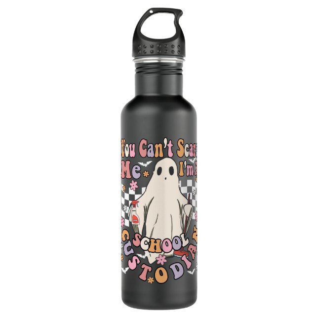 ghoul just wanna have a fun stainless steel water bottle (Front)