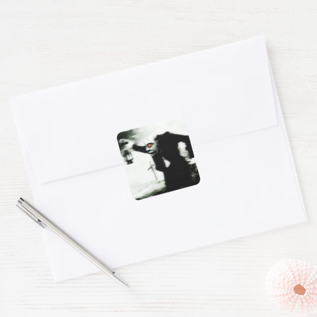 Ghoul Square Sticker (Envelope)