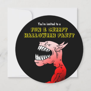 Ghoul with a nice laugh invitation