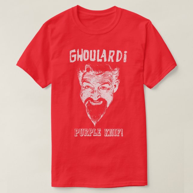 Ghoulardi Purple Knif T-Shirt (Design Front)