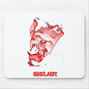Ghoulardi (Red/Transparent) Customizable Mousepad