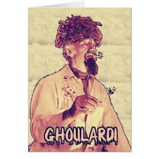 Ghoulardi (Surreal 4) Greeting Card with Envelope