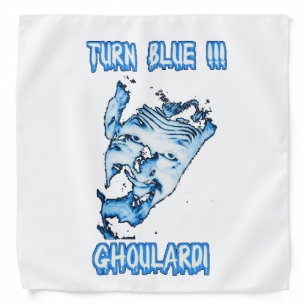 Ghoulardi (Turn Blue) Customizable Bandana
